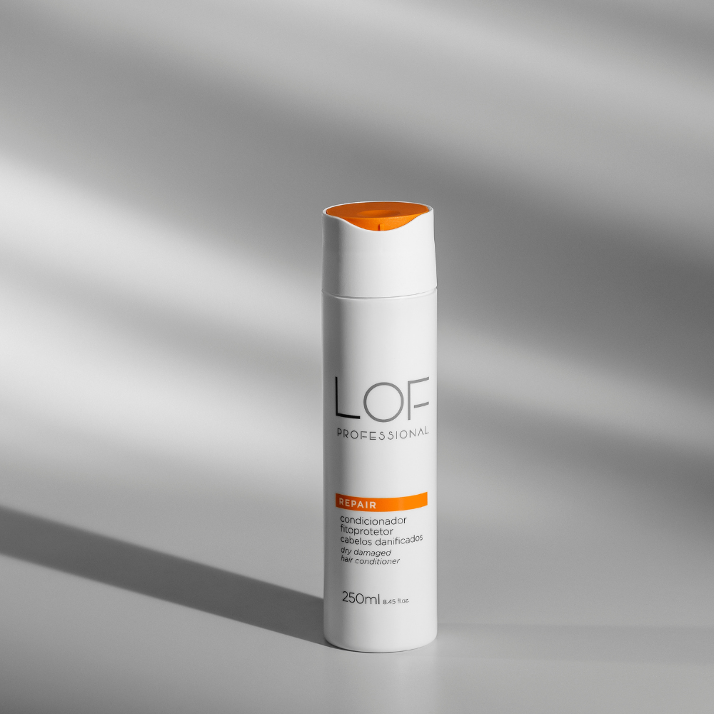 Condicionador Repair 250ml LOF Professional - fitoprotetor para cabelos danificados por química e calor