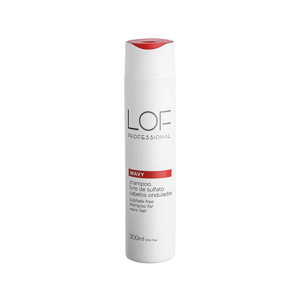 Shampoo Wavy LOF Professional - fórmula específica para cachos definidos sem ressecamento