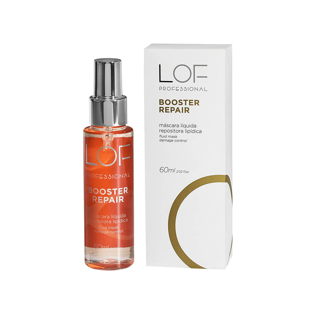 Booster Repair LOF Professional 60ml - tratamento concentrado para fios danificados por química e calor