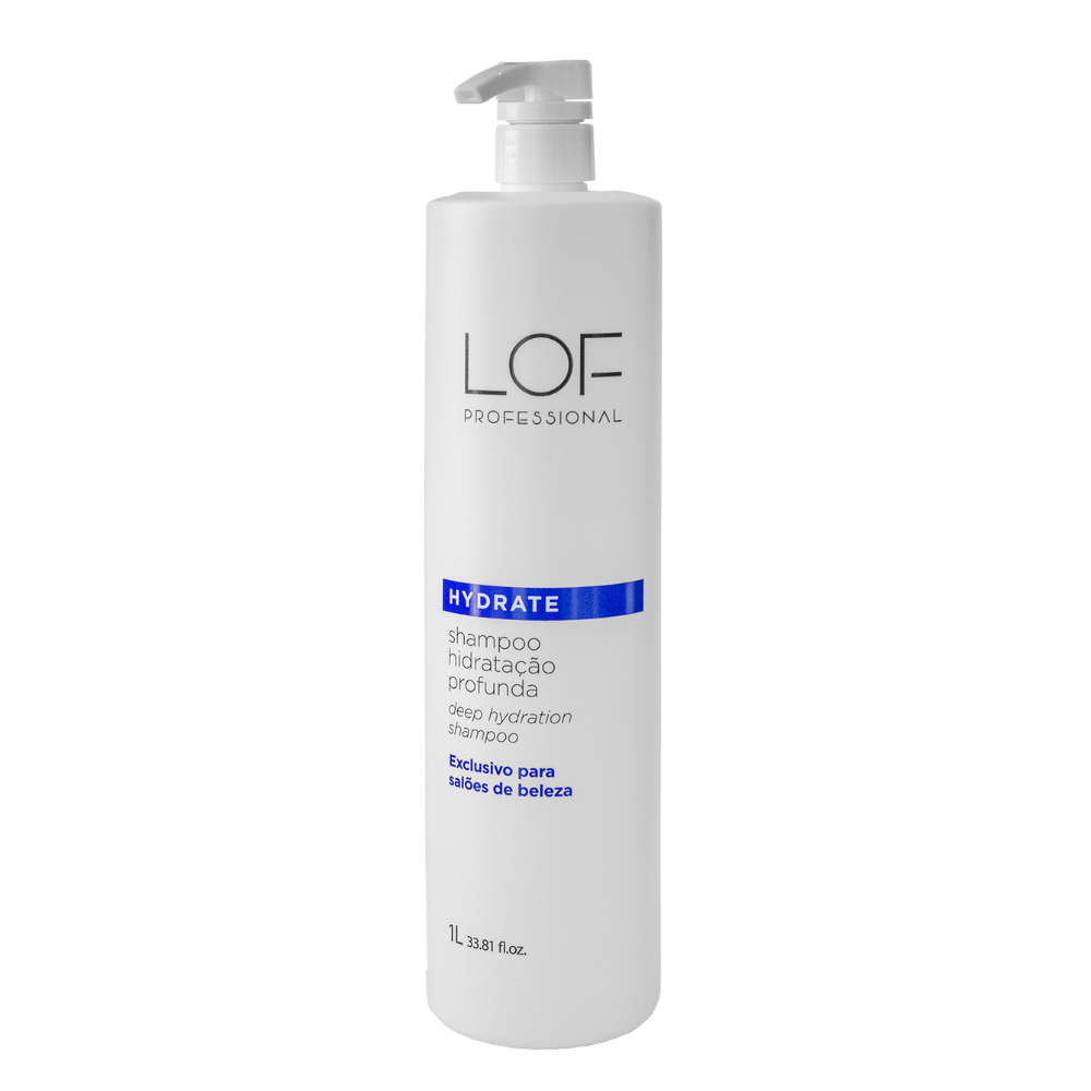 Shampoo Hydrate LOF 1L - maior rendimento e economia no combate ao efeito palha