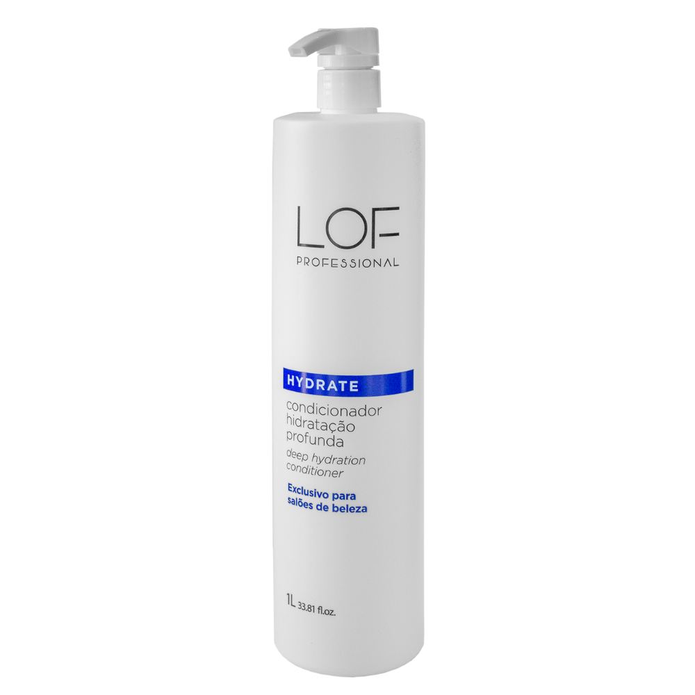 Condicionador Hydrate LOF 1L - maior rendimento para uso diário em casa ou salão