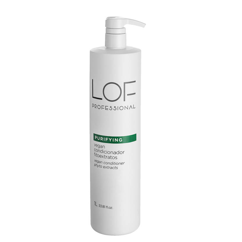 Condicionador Purifying LOF 1L - fórmula 100% vegana com maior rendimento e economia