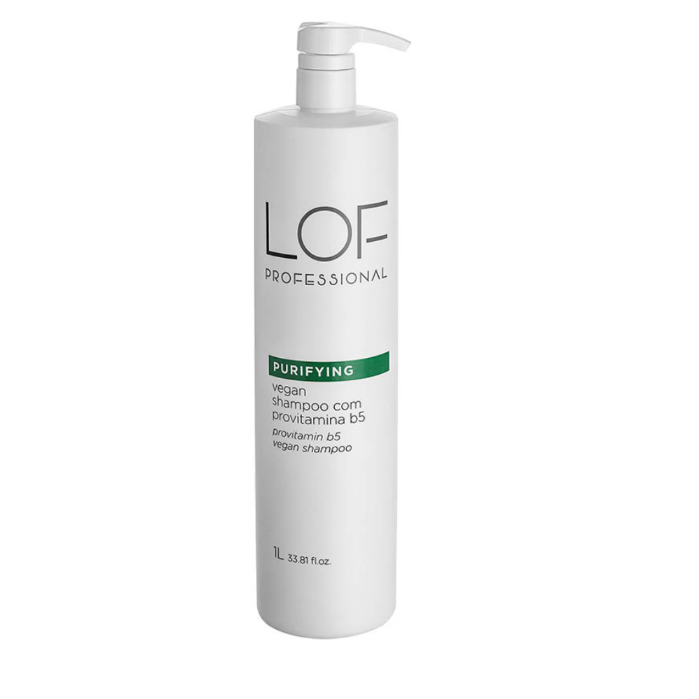 Shampoo Purifying LOF 1L - maior rendimento e economia na limpeza 100% vegana