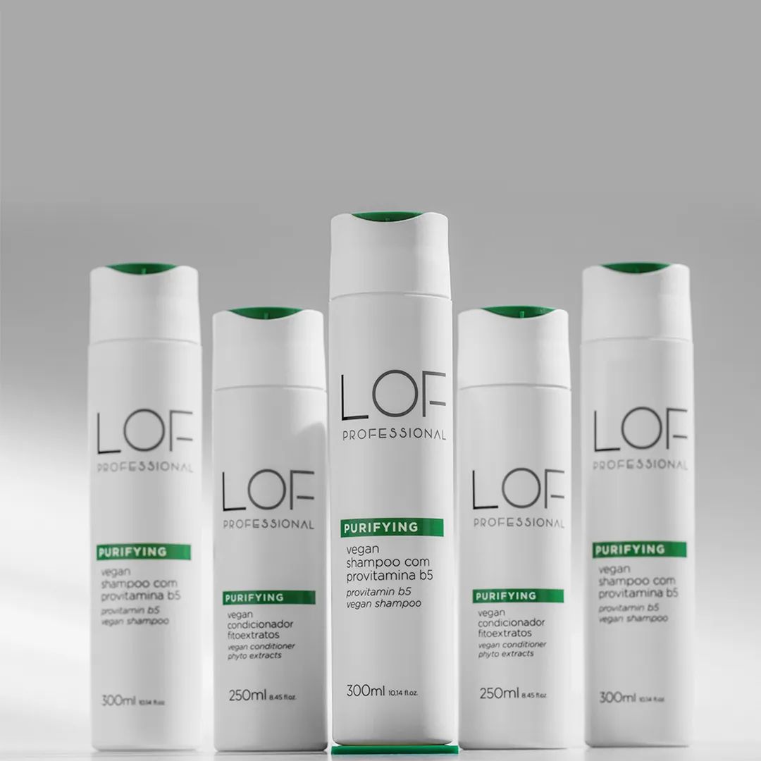 Kit Purifying Vegan LOF - duo vegano para rotina de limpeza sem sulfatos agressivos
