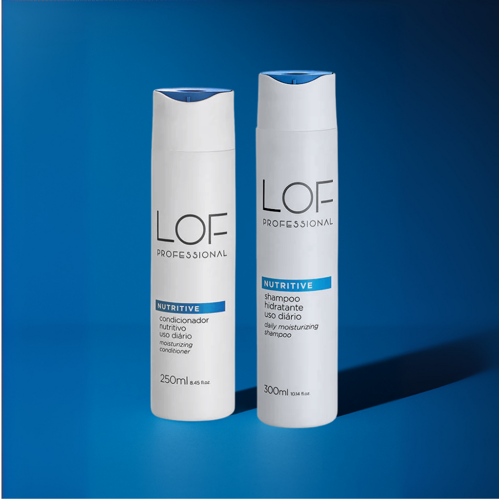 Kit Nutritive LOF Professional - rotina completa de nutrição para cabelos macios e brilhantes