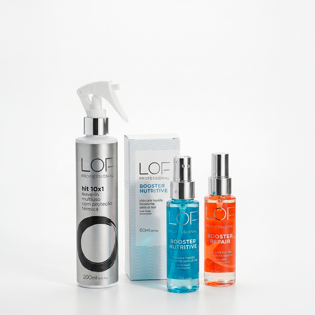 Kit Reparação Nutrição LOF - combo que repara por dentro e protege por fora todos os dias